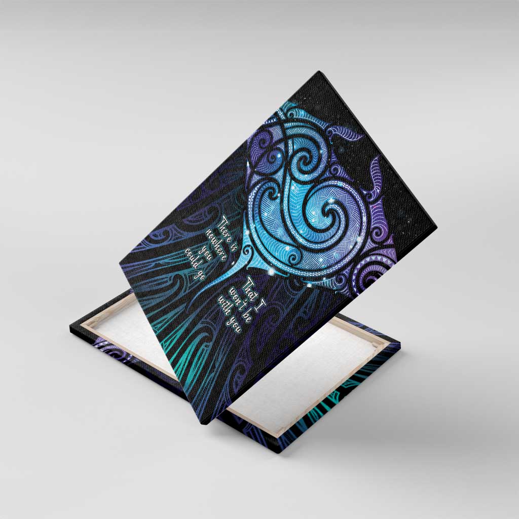 Aotearoa Maori Te Whai Rahi Canvas Wall Art Tala - Nowhere You Could Go That I Won't Be With You - Vibe Hoodie