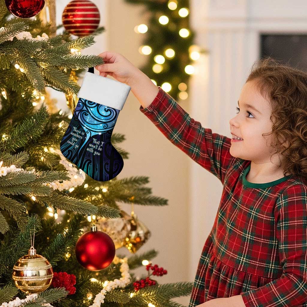 Aotearoa Maori Te Whai Rahi Christmas Stocking Tala - Nowhere You Could Go That I Won't Be With You - Vibe Hoodie