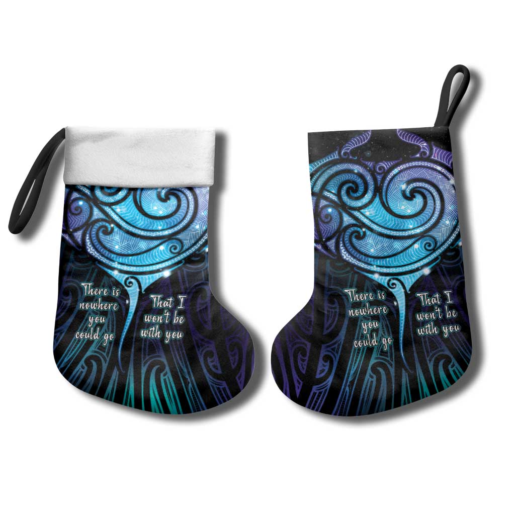 Aotearoa Maori Te Whai Rahi Christmas Stocking Tala - Nowhere You Could Go That I Won't Be With You - Vibe Hoodie