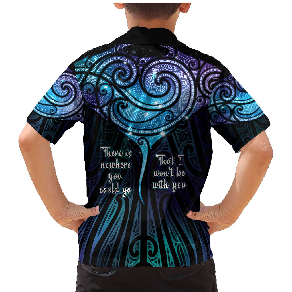 Aotearoa Maori Te Whai Rahi Family Matching Mermaid Dress and Hawaiian Shirt Tala - Nowhere You Could Go That I Won't Be With You - Vibe Hoodie