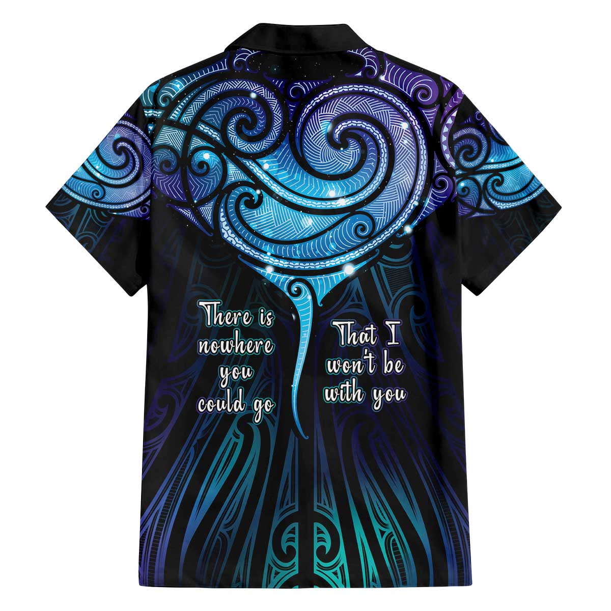 Aotearoa Maori Te Whai Rahi Family Matching Off The Shoulder Long Sleeve Dress and Hawaiian Shirt Tala - Nowhere You Could Go That I Won't Be With You - Vibe Hoodie