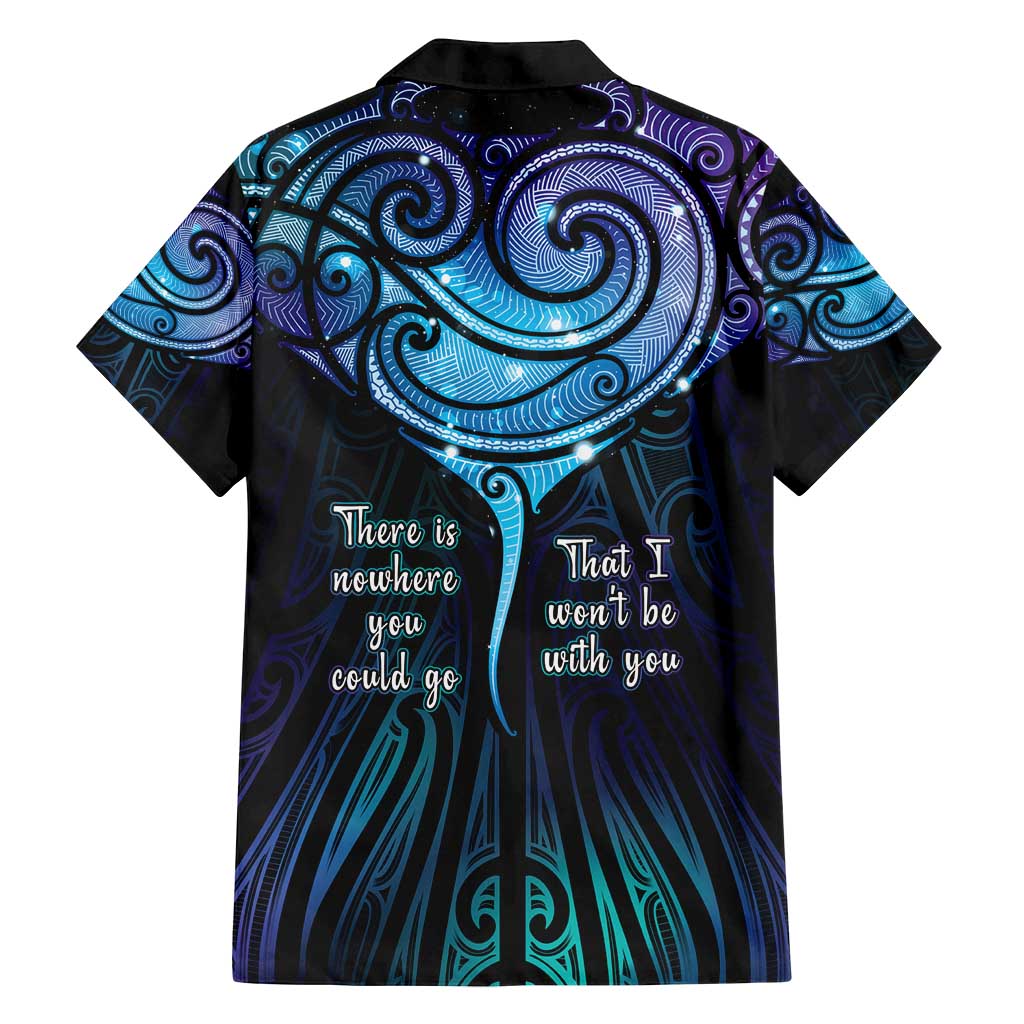 Aotearoa Maori Te Whai Rahi Family Matching Off Shoulder Short Dress and Hawaiian Shirt Tala - Nowhere You Could Go That I Won't Be With You - Vibe Hoodie