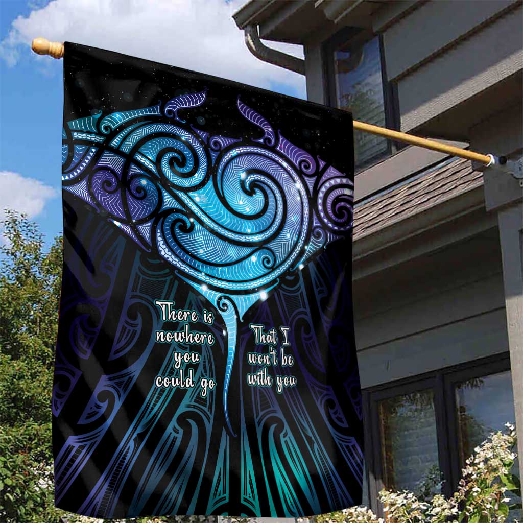Aotearoa Maori Te Whai Rahi Garden Flag Tala - Nowhere You Could Go That I Won't Be With You - Vibe Hoodie