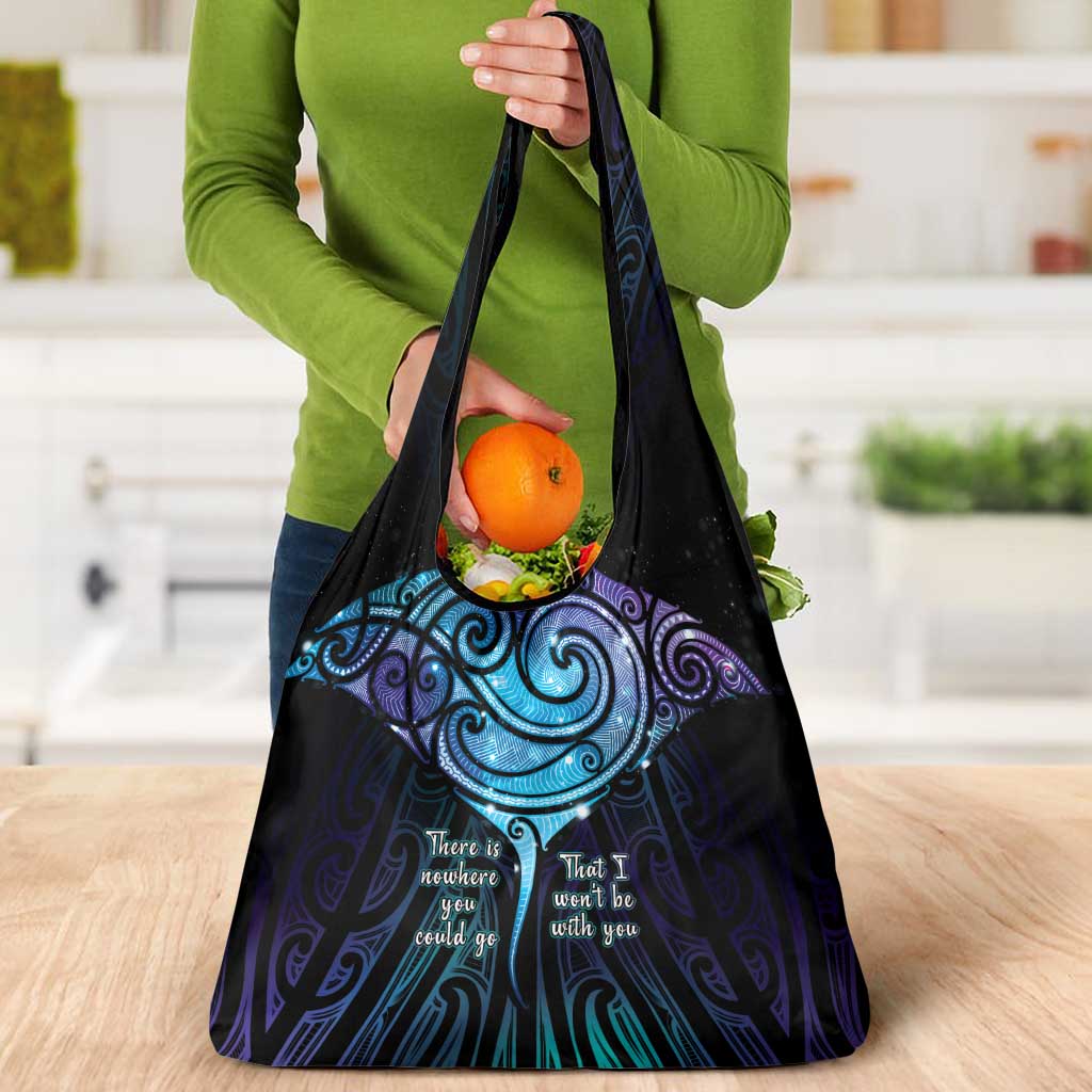 Aotearoa Maori Te Whai Rahi Grocery Bag Tala - Nowhere You Could Go That I Won't Be With You - Vibe Hoodie