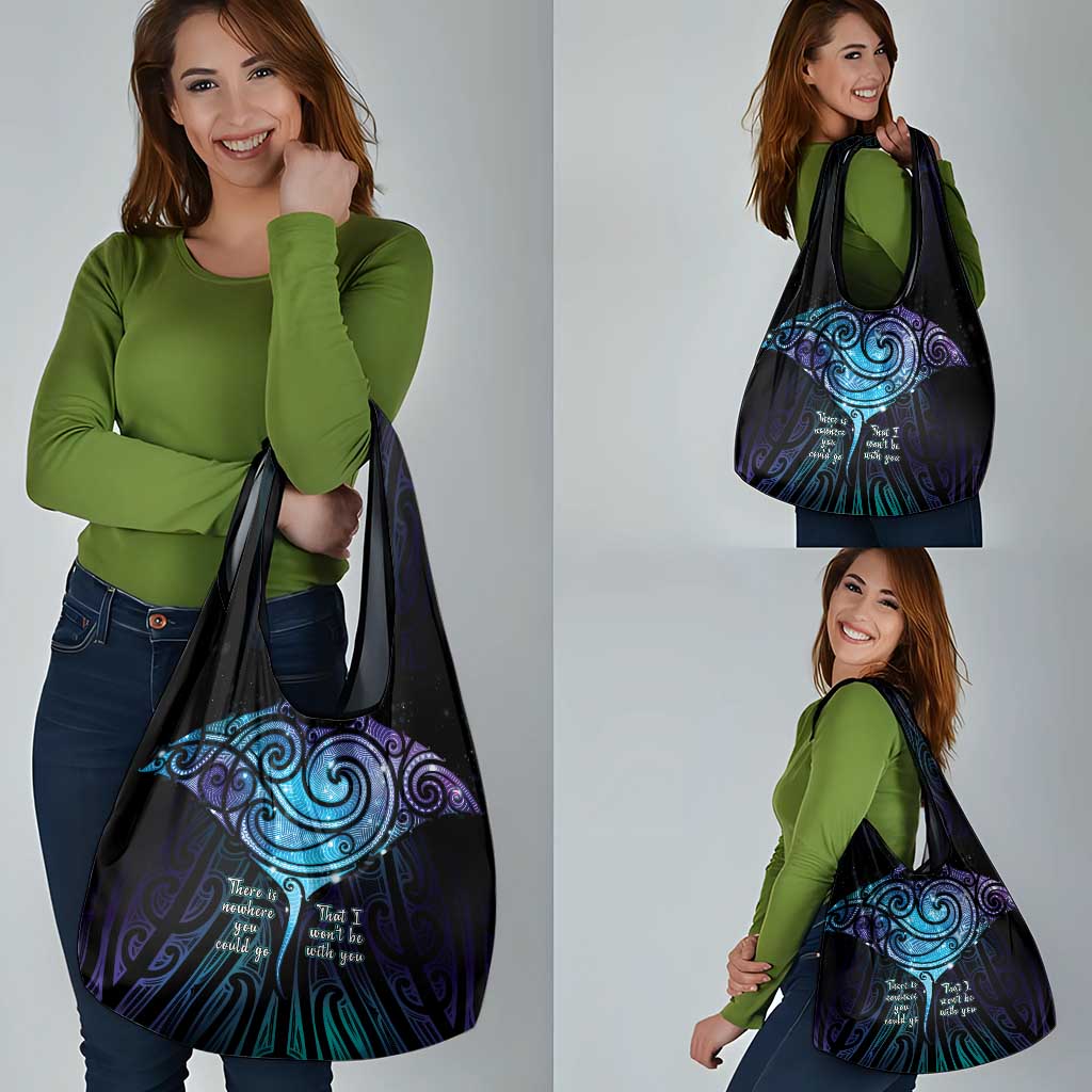 Aotearoa Maori Te Whai Rahi Grocery Bag Tala - Nowhere You Could Go That I Won't Be With You - Vibe Hoodie