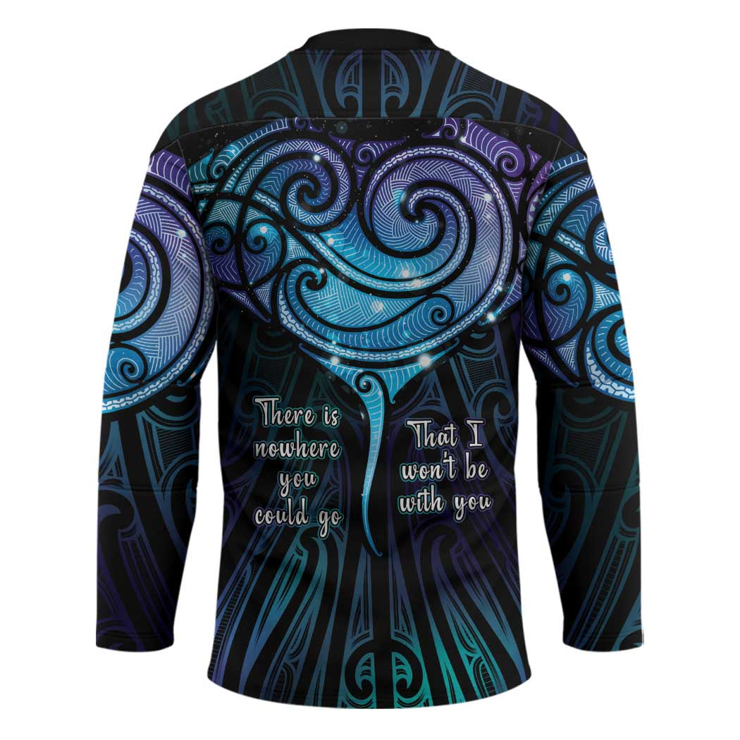 Aotearoa Maori Te Whai Rahi Hockey Jersey Tala - Nowhere You Could Go That I Won't Be With You - Vibe Hoodie