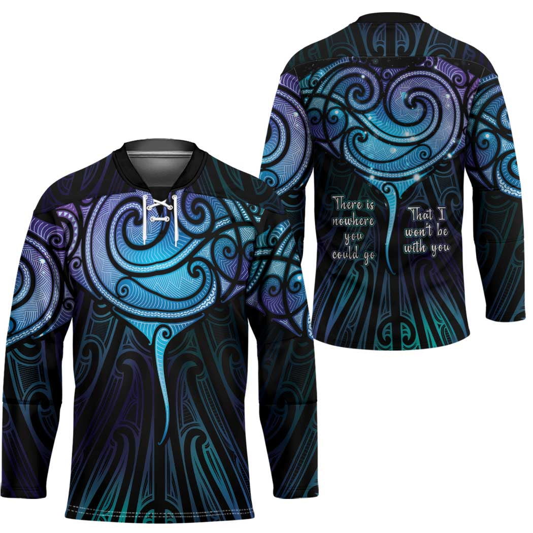 Aotearoa Maori Te Whai Rahi Hockey Jersey Tala - Nowhere You Could Go That I Won't Be With You - Vibe Hoodie