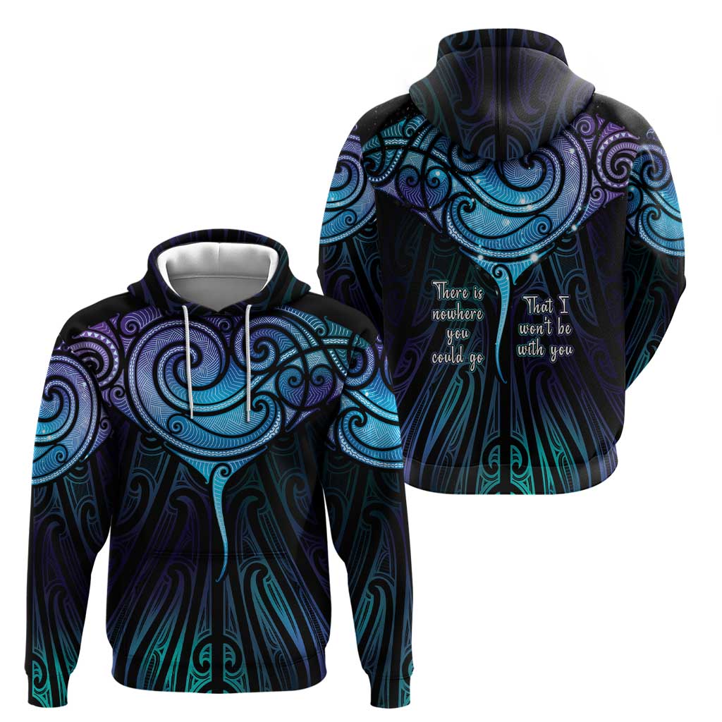 Aotearoa Maori Te Whai Rahi Hoodie Tala - Nowhere You Could Go That I Won't Be With You - Vibe Hoodie