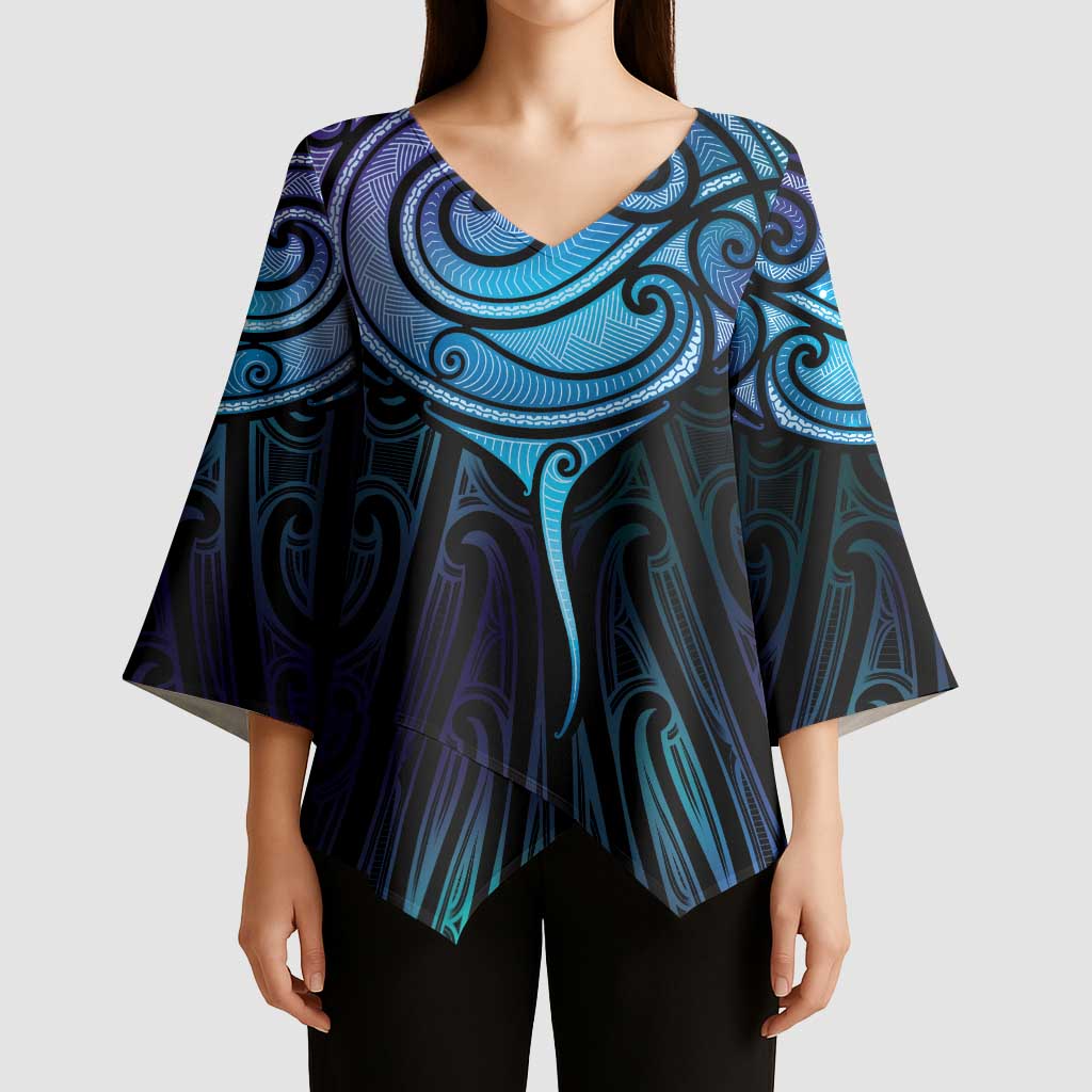 Aotearoa Maori Te Whai Rahi Kimono Sleeve Blouse Tala - Nowhere You Could Go That I Won't Be With You - Vibe Hoodie