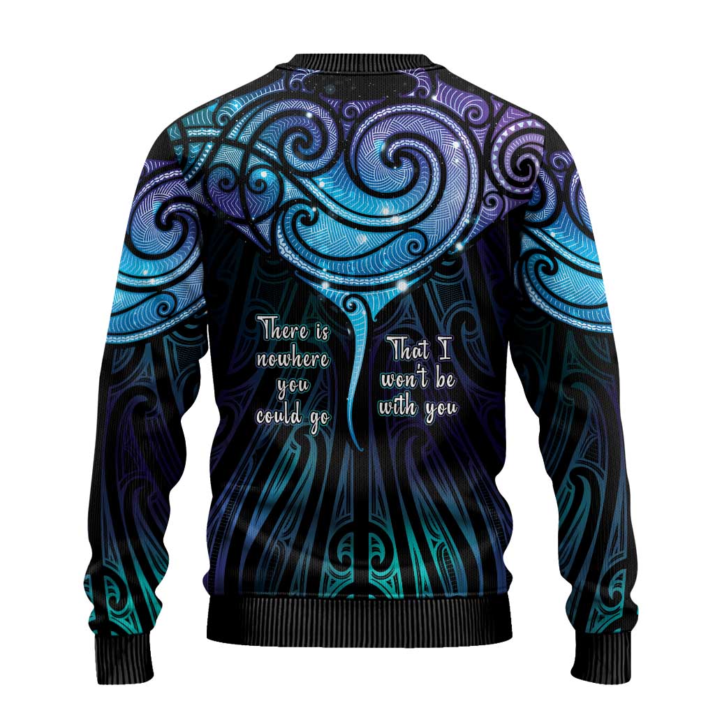 Aotearoa Maori Te Whai Rahi Ugly Christmas Sweater Tala - Nowhere You Could Go That I Won't Be With You - Vibe Hoodie