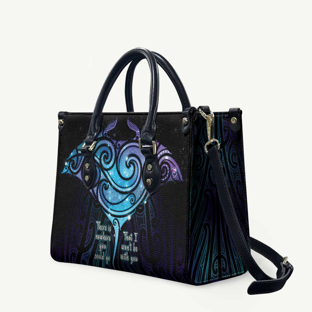 Aotearoa Maori Te Whai Rahi Leather Bag Tala - Nowhere You Could Go That I Won't Be With You - Vibe Hoodie