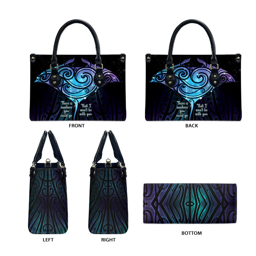 Aotearoa Maori Te Whai Rahi Leather Bag Tala - Nowhere You Could Go That I Won't Be With You - Vibe Hoodie