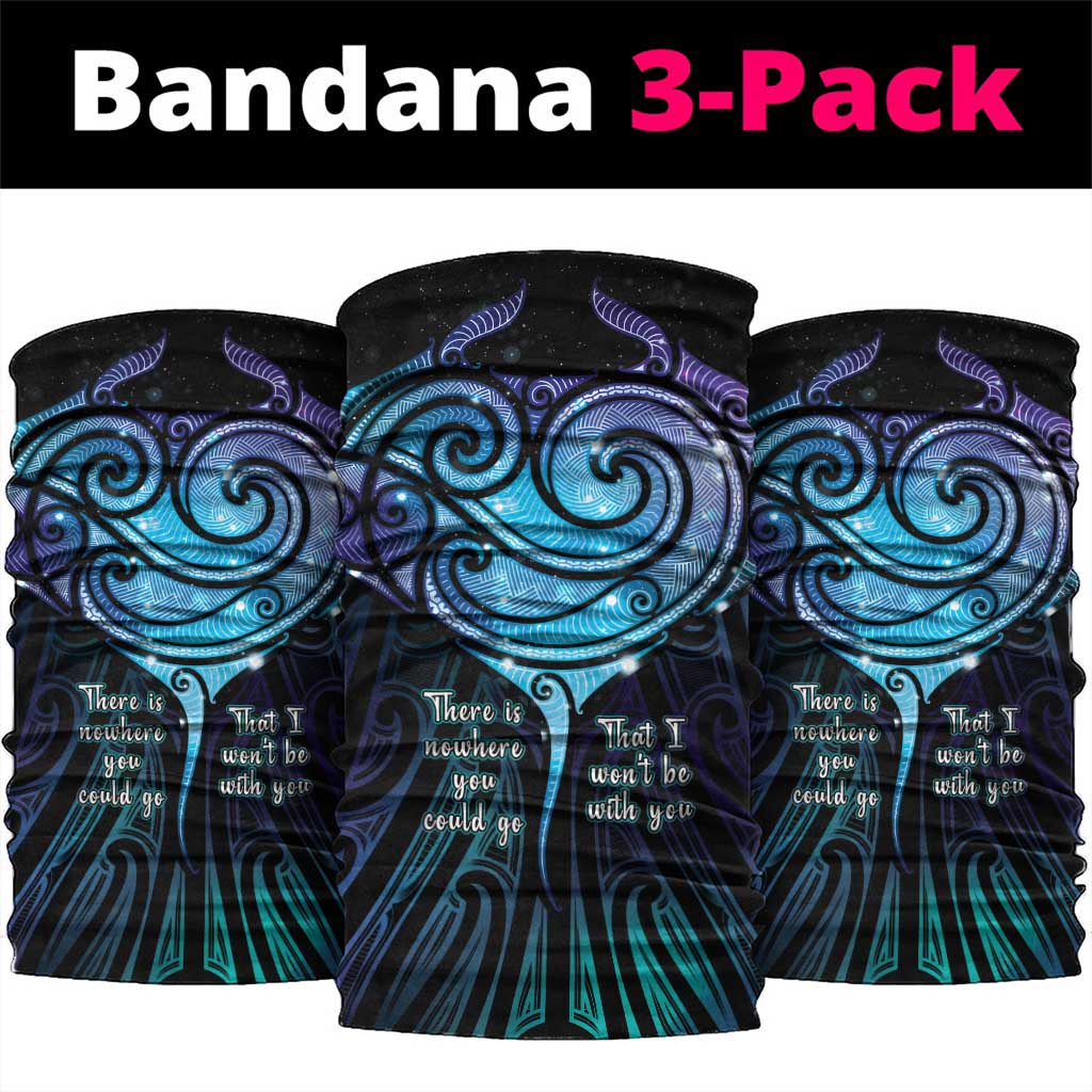 Aotearoa Maori Te Whai Rahi Neck Gaiter Tala - Nowhere You Could Go That I Won't Be With You - Vibe Hoodie
