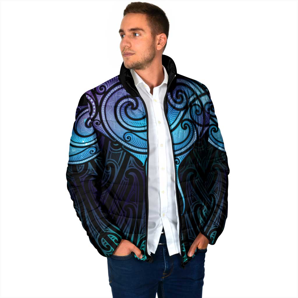 Aotearoa Maori Te Whai Rahi Padded Jacket Tala - Nowhere You Could Go That I Won't Be With You - Vibe Hoodie