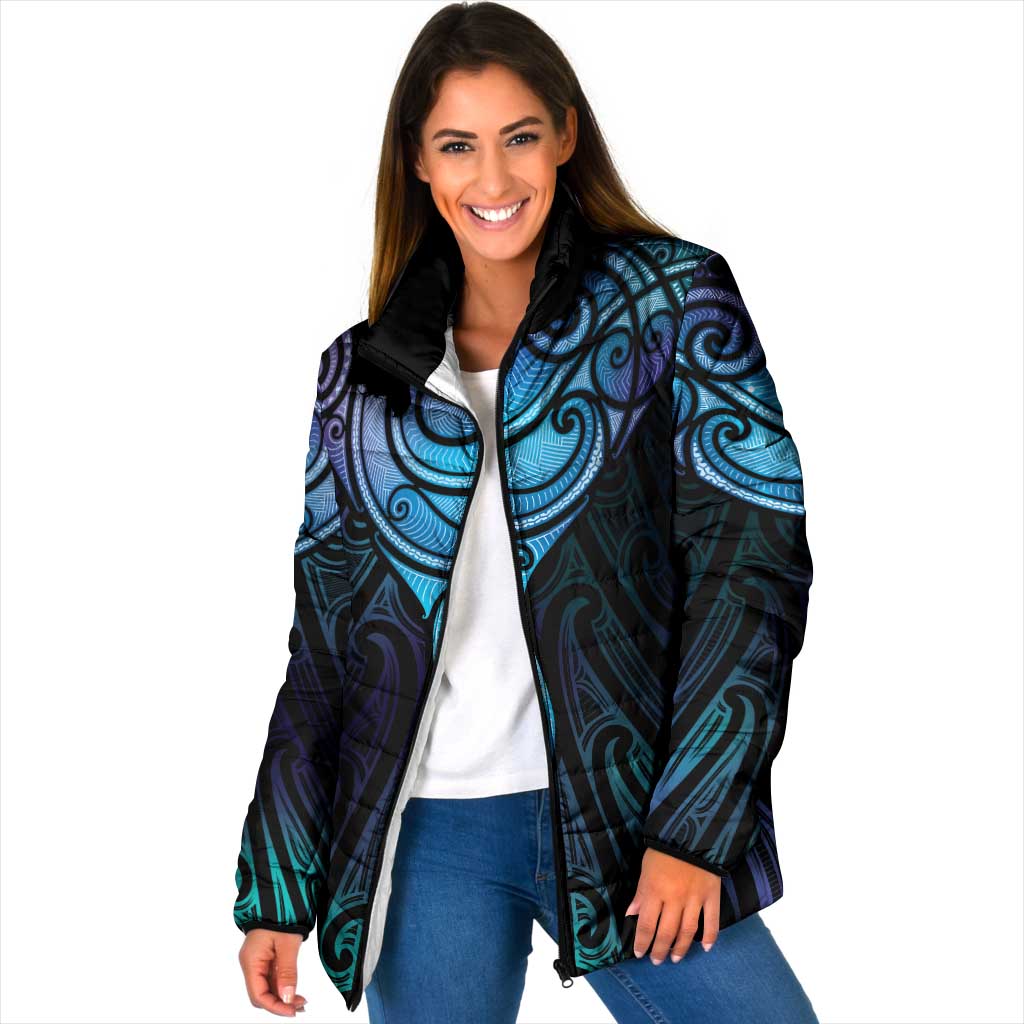 Aotearoa Maori Te Whai Rahi Padded Jacket Tala - Nowhere You Could Go That I Won't Be With You - Vibe Hoodie