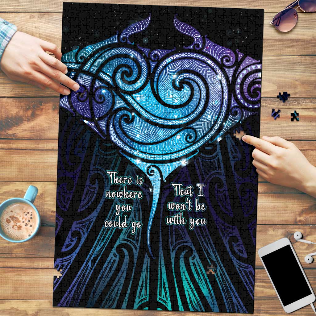 Aotearoa Maori Te Whai Rahi Puzzle Tala - Nowhere You Could Go That I Won't Be With You - Vibe Hoodie