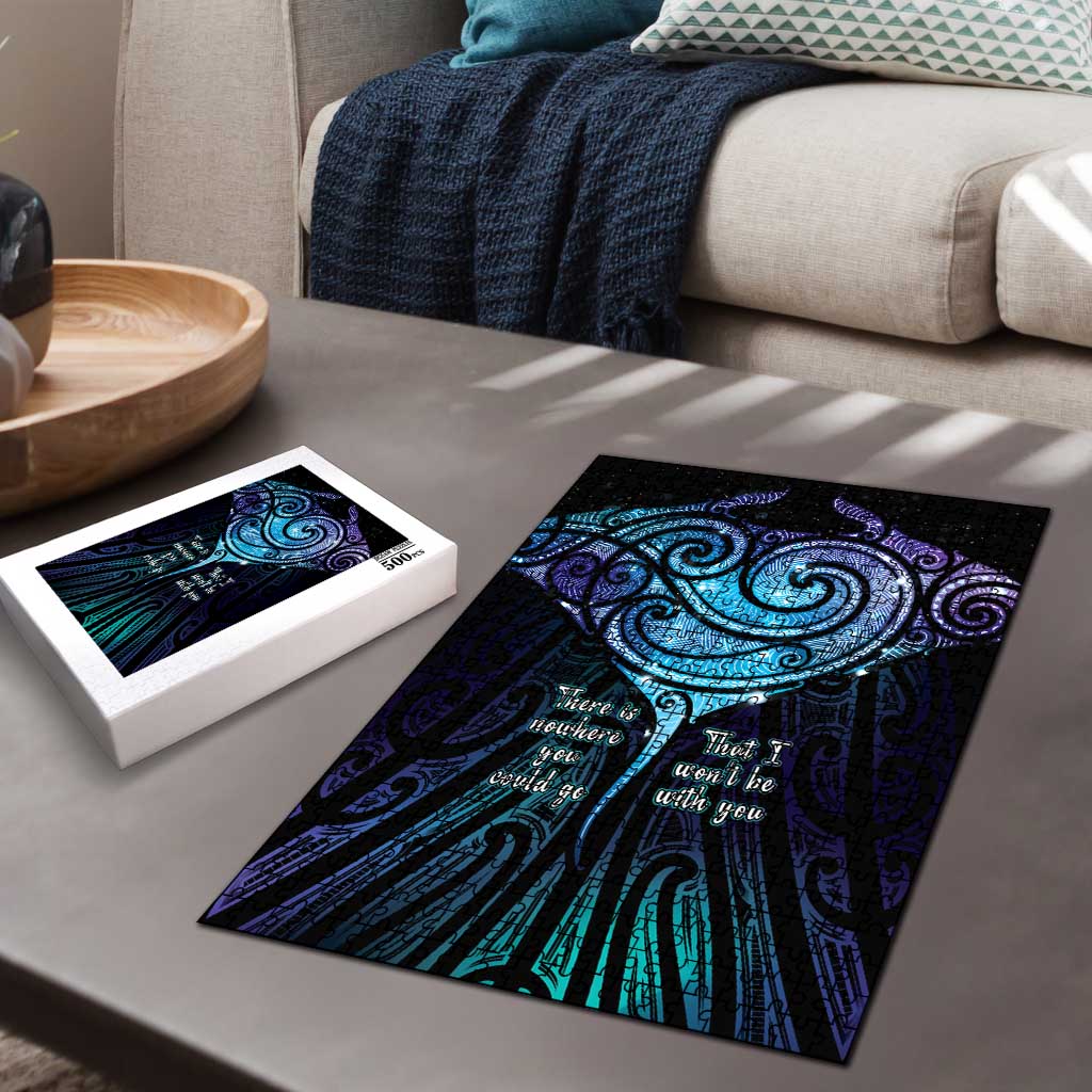 Aotearoa Maori Te Whai Rahi Puzzle Tala - Nowhere You Could Go That I Won't Be With You - Vibe Hoodie