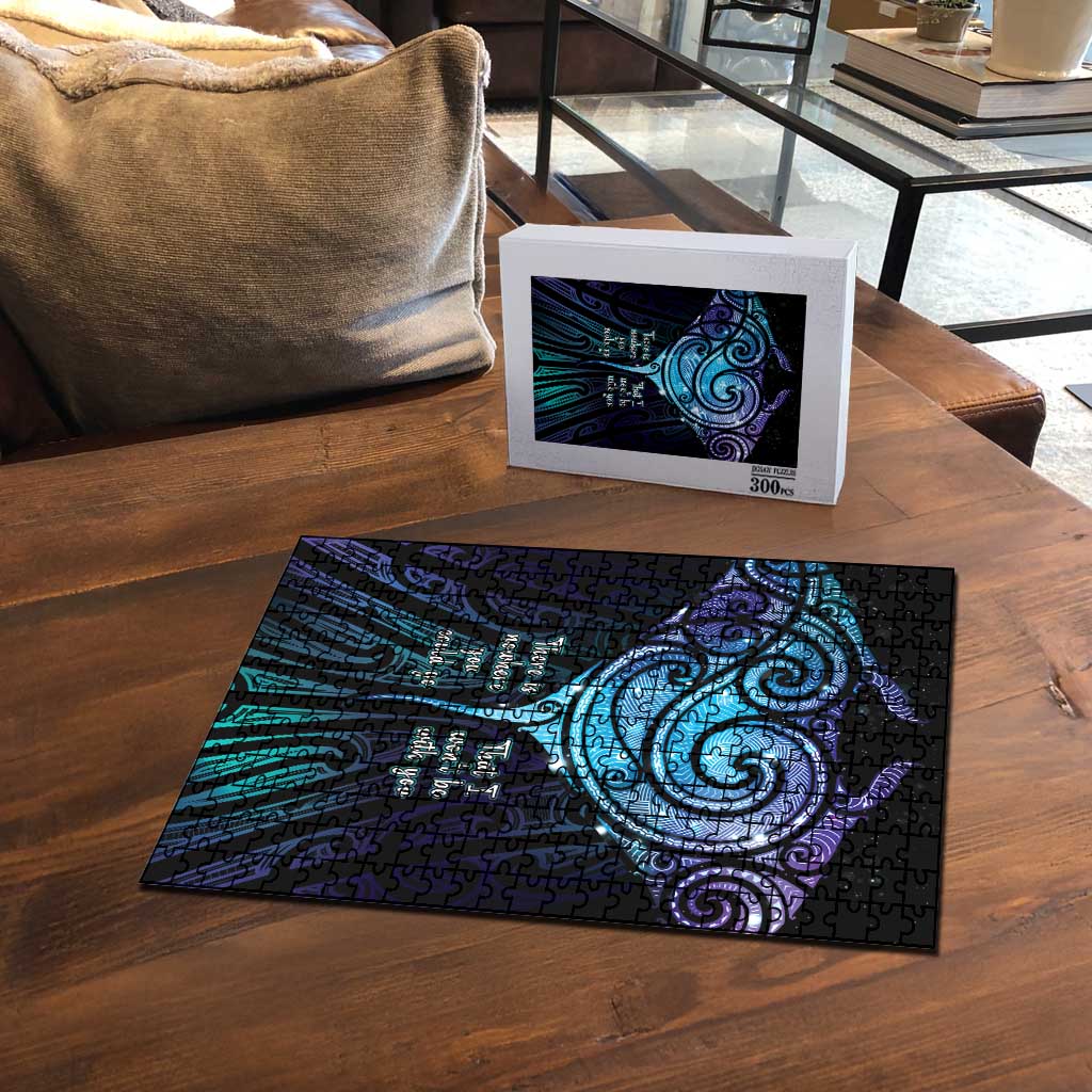 Aotearoa Maori Te Whai Rahi Puzzle Tala - Nowhere You Could Go That I Won't Be With You - Vibe Hoodie