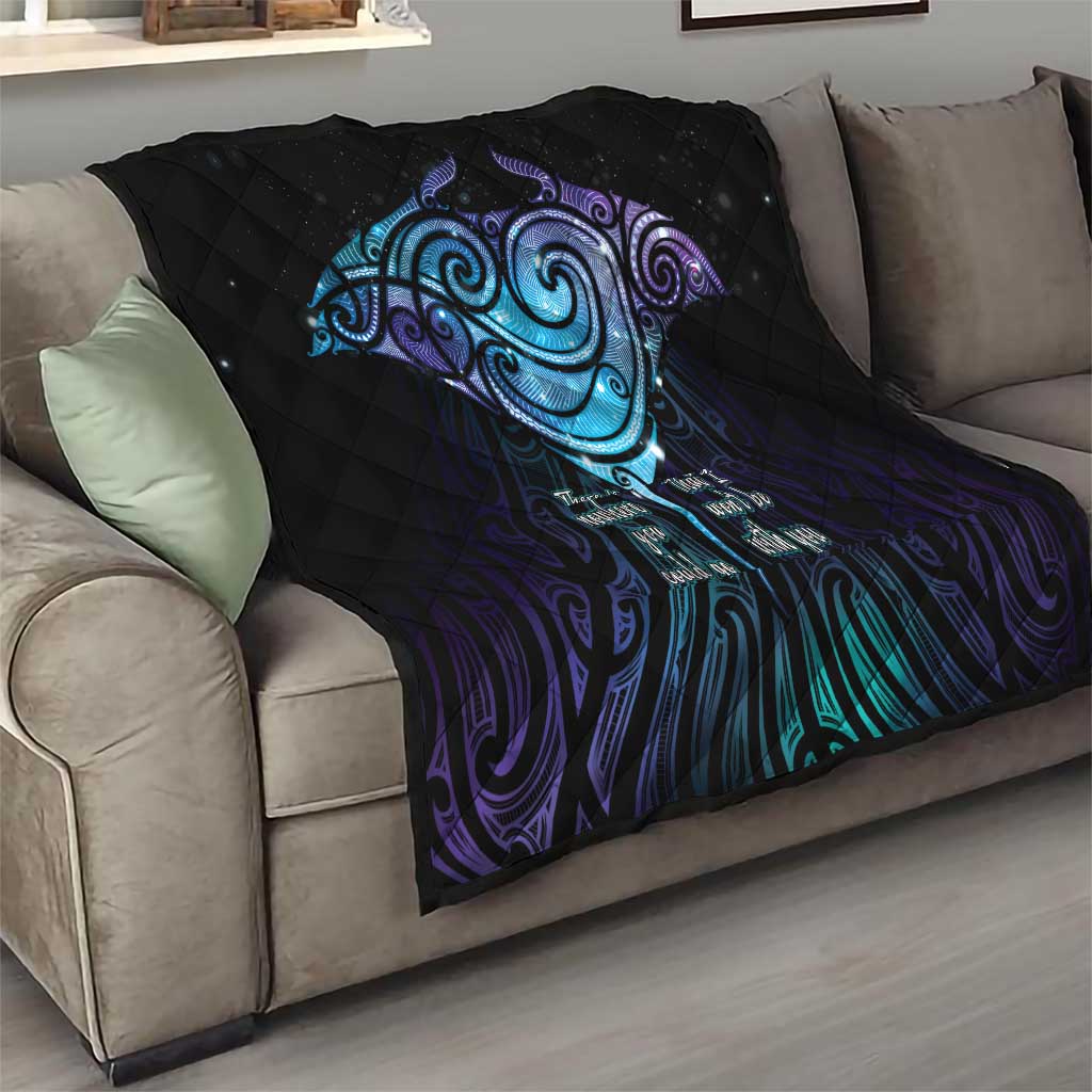 Aotearoa Maori Te Whai Rahi Quilt Tala - Nowhere You Could Go That I Won't Be With You - Vibe Hoodie