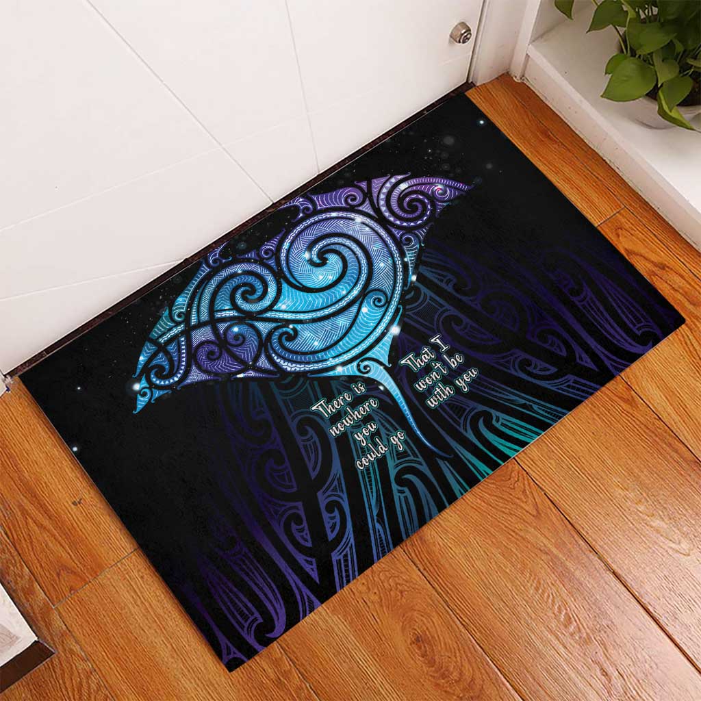Aotearoa Maori Te Whai Rahi Rubber Doormat Tala - Nowhere You Could Go That I Won't Be With You - Vibe Hoodie
