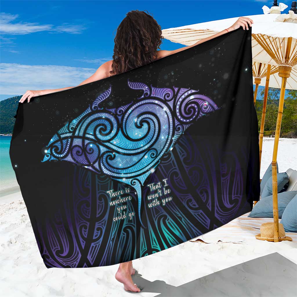 Aotearoa Maori Te Whai Rahi Sarong Tala - Nowhere You Could Go That I Won't Be With You - Vibe Hoodie
