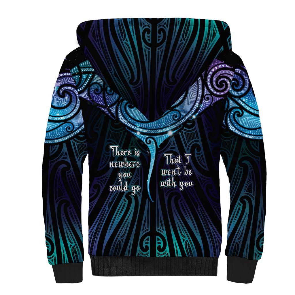 Aotearoa Maori Te Whai Rahi Sherpa Hoodie Tala - Nowhere You Could Go That I Won't Be With You - Vibe Hoodie