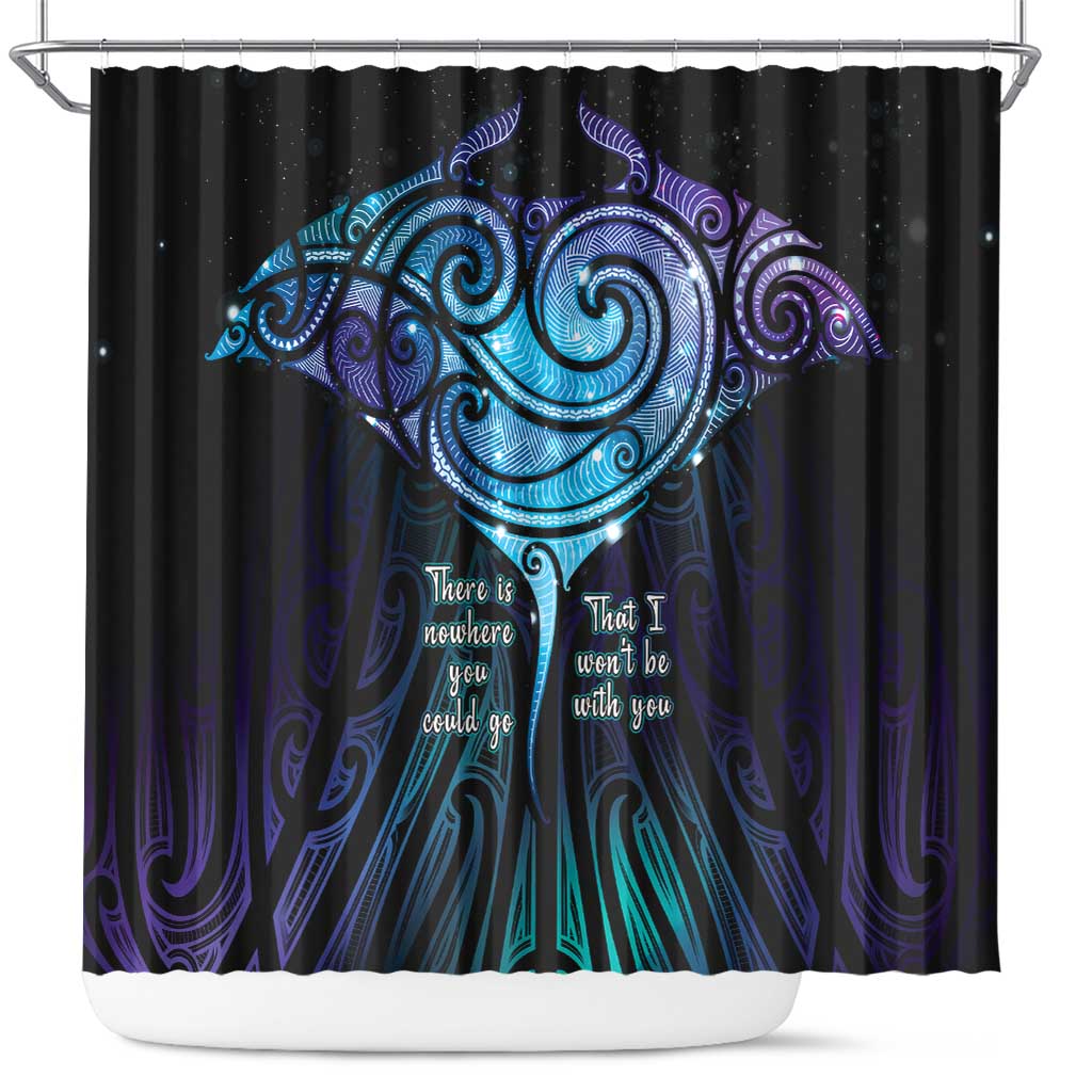 Aotearoa Maori Te Whai Rahi Shower Curtain Tala - Nowhere You Could Go That I Won't Be With You - Vibe Hoodie