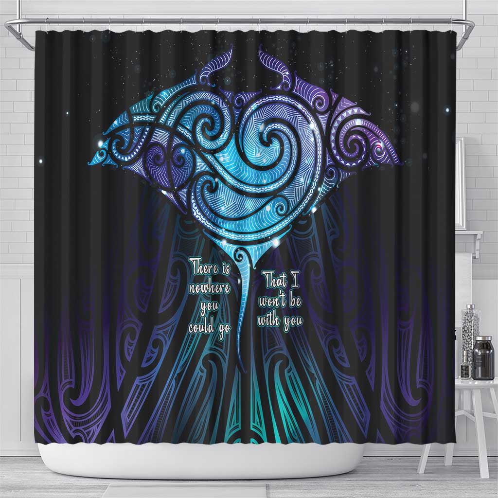 Aotearoa Maori Te Whai Rahi Shower Curtain Tala - Nowhere You Could Go That I Won't Be With You - Vibe Hoodie