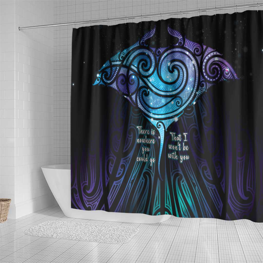 Aotearoa Maori Te Whai Rahi Shower Curtain Tala - Nowhere You Could Go That I Won't Be With You - Vibe Hoodie