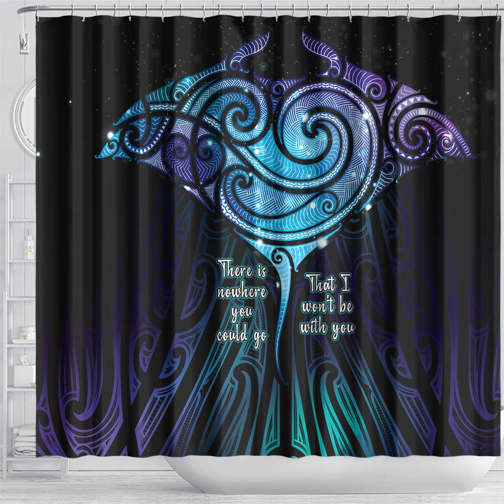 Aotearoa Maori Te Whai Rahi Shower Curtain Tala - Nowhere You Could Go That I Won't Be With You - Vibe Hoodie