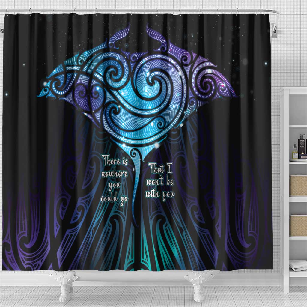 Aotearoa Maori Te Whai Rahi Shower Curtain Tala - Nowhere You Could Go That I Won't Be With You - Vibe Hoodie