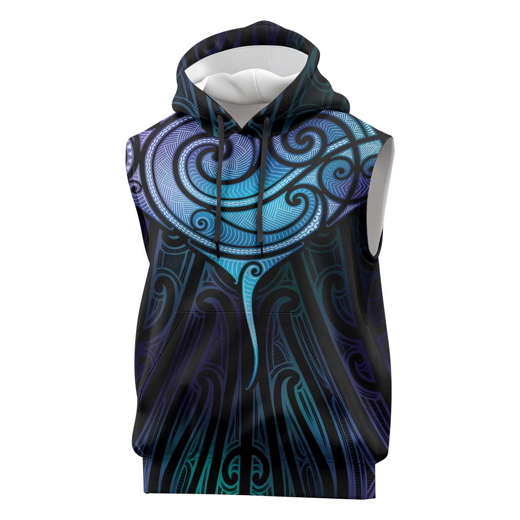 Aotearoa Maori Te Whai Rahi Sleeveless Hoodie Tala - Nowhere You Could Go That I Won't Be With You - Vibe Hoodie