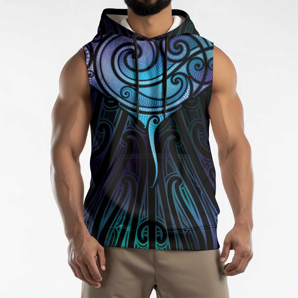 Aotearoa Maori Te Whai Rahi Sleeveless Hoodie Tala - Nowhere You Could Go That I Won't Be With You - Vibe Hoodie