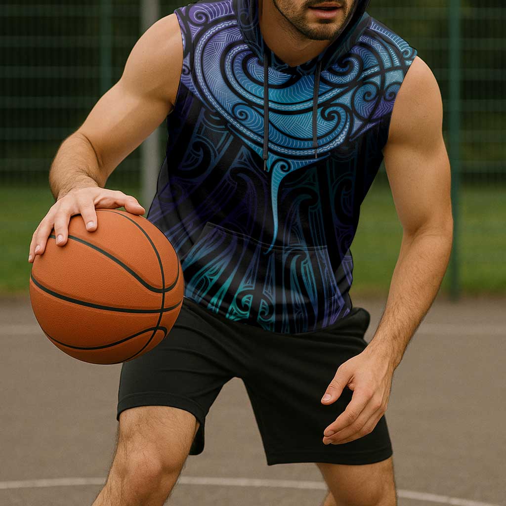 Aotearoa Maori Te Whai Rahi Sleeveless Hoodie Tala - Nowhere You Could Go That I Won't Be With You - Vibe Hoodie