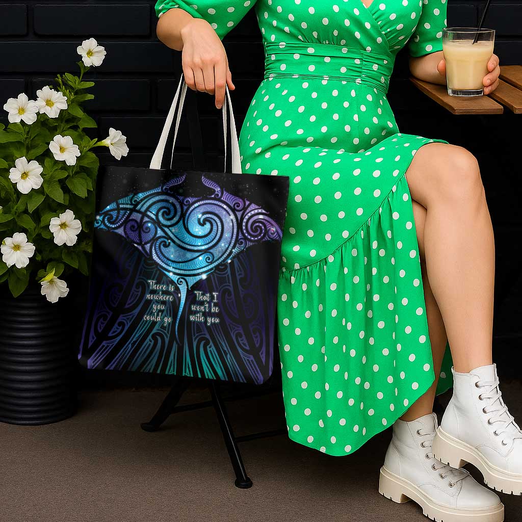 Aotearoa Maori Te Whai Rahi Tote Bag Tala - Nowhere You Could Go That I Won't Be With You - Vibe Hoodie