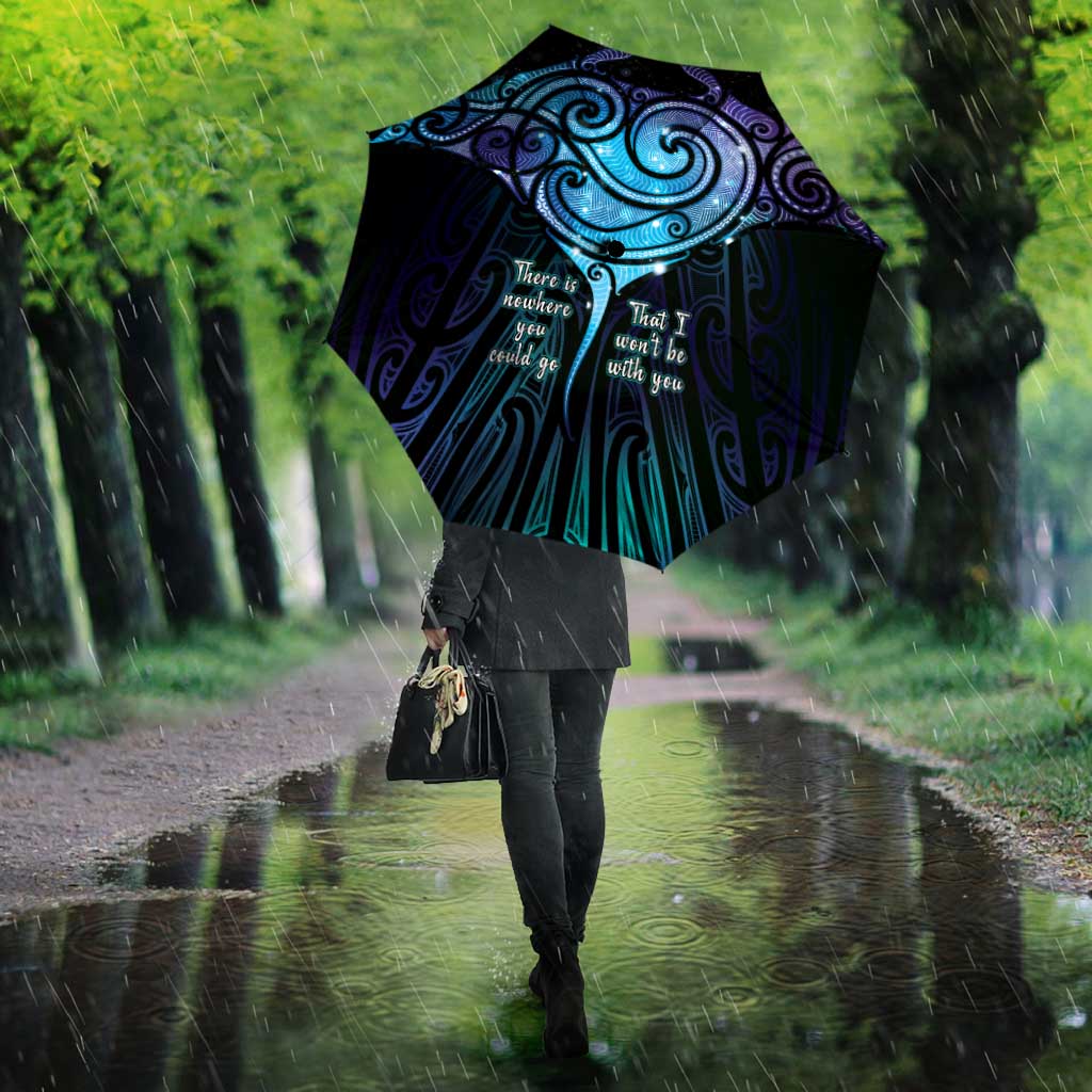 Aotearoa Maori Te Whai Rahi Umbrella Tala - Nowhere You Could Go That I Won't Be With You - Vibe Hoodie