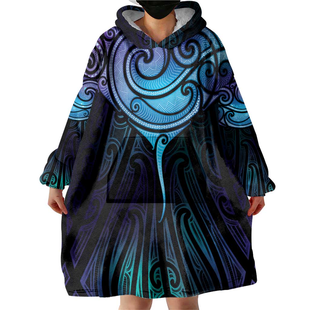 Aotearoa Maori Te Whai Rahi Wearable Blanket Hoodie Tala - Nowhere You Could Go That I Won't Be With You - Vibe Hoodie