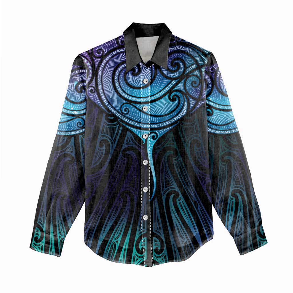 Aotearoa Maori Te Whai Rahi Women Casual Shirt Tala - Nowhere You Could Go That I Won't Be With You - Vibe Hoodie