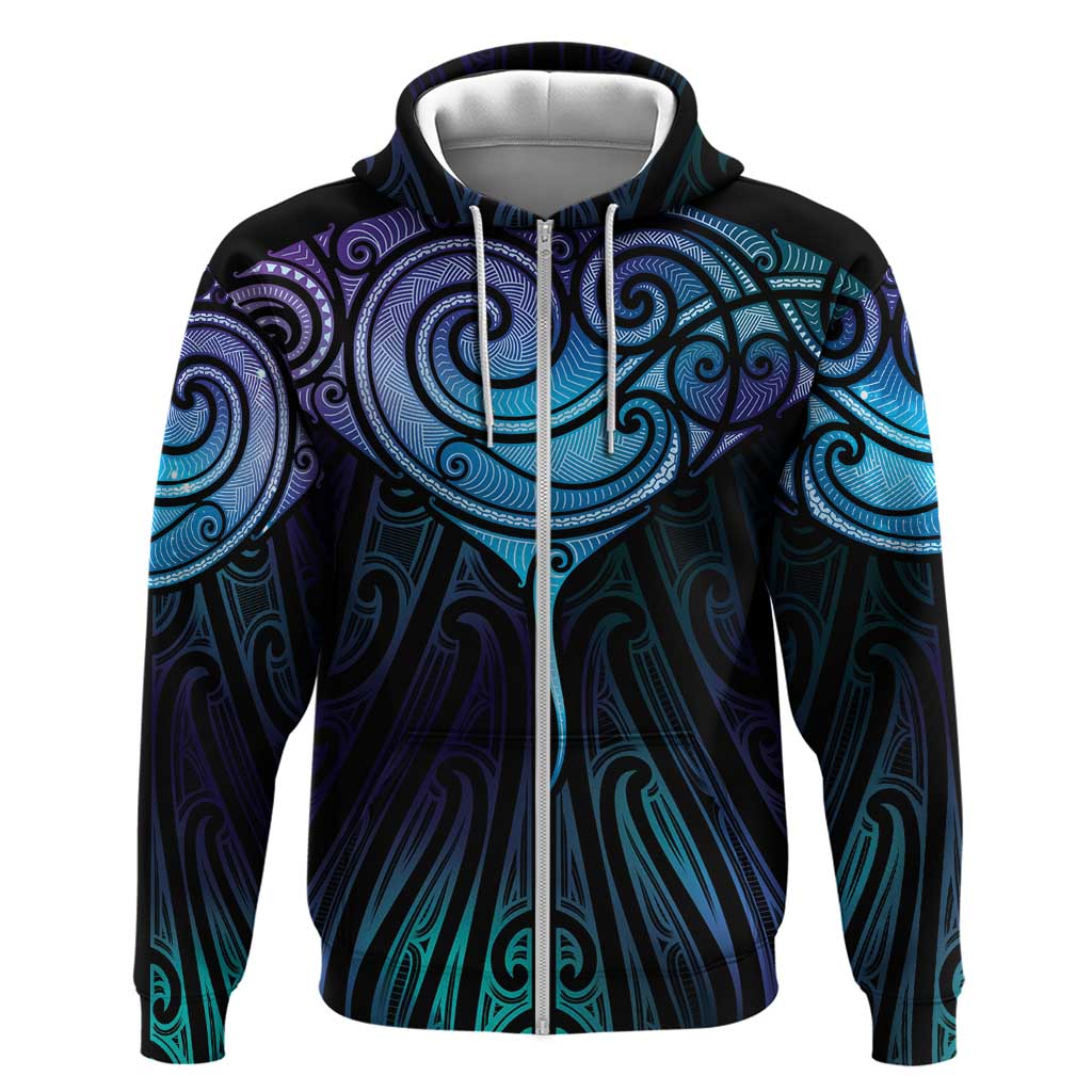 Aotearoa Maori Te Whai Rahi Zip Hoodie Tala - Nowhere You Could Go That I Won't Be With You - Vibe Hoodie