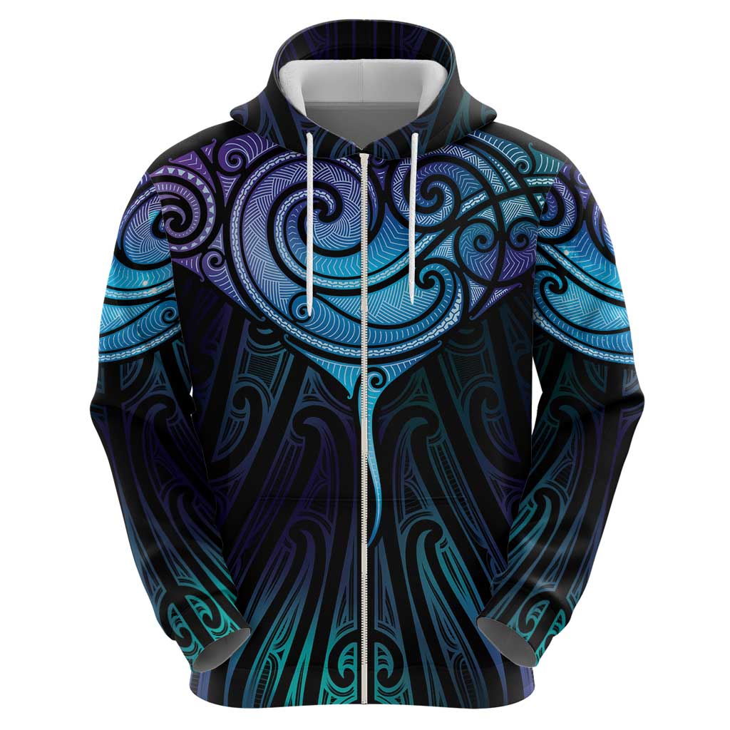 Aotearoa Maori Te Whai Rahi Zip Hoodie Tala - Nowhere You Could Go That I Won't Be With You - Vibe Hoodie