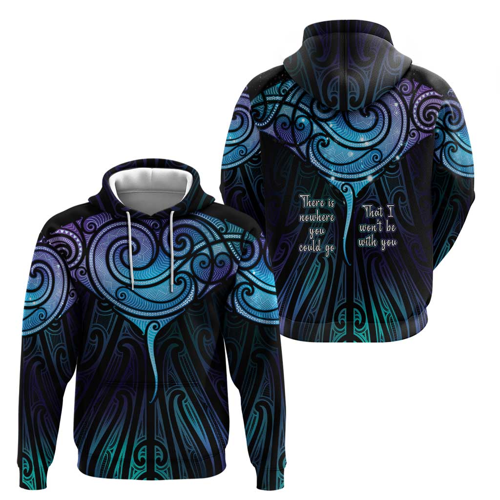 Aotearoa Maori Te Whai Rahi Zip Hoodie Tala - Nowhere You Could Go That I Won't Be With You - Vibe Hoodie