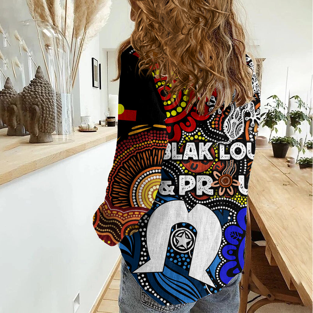 NAIDOC Week 2024 Indigenous Women Casual Shirt Keep The Fire Burning - Vibe Hoodie Shop