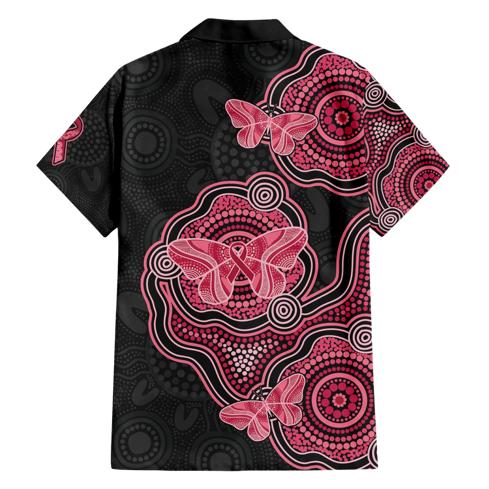 Australia Indigenous Mother's Day Hawaiian Shirt Aboriginal Breast Cancer Ribbon - Vibe Hoodie Shop