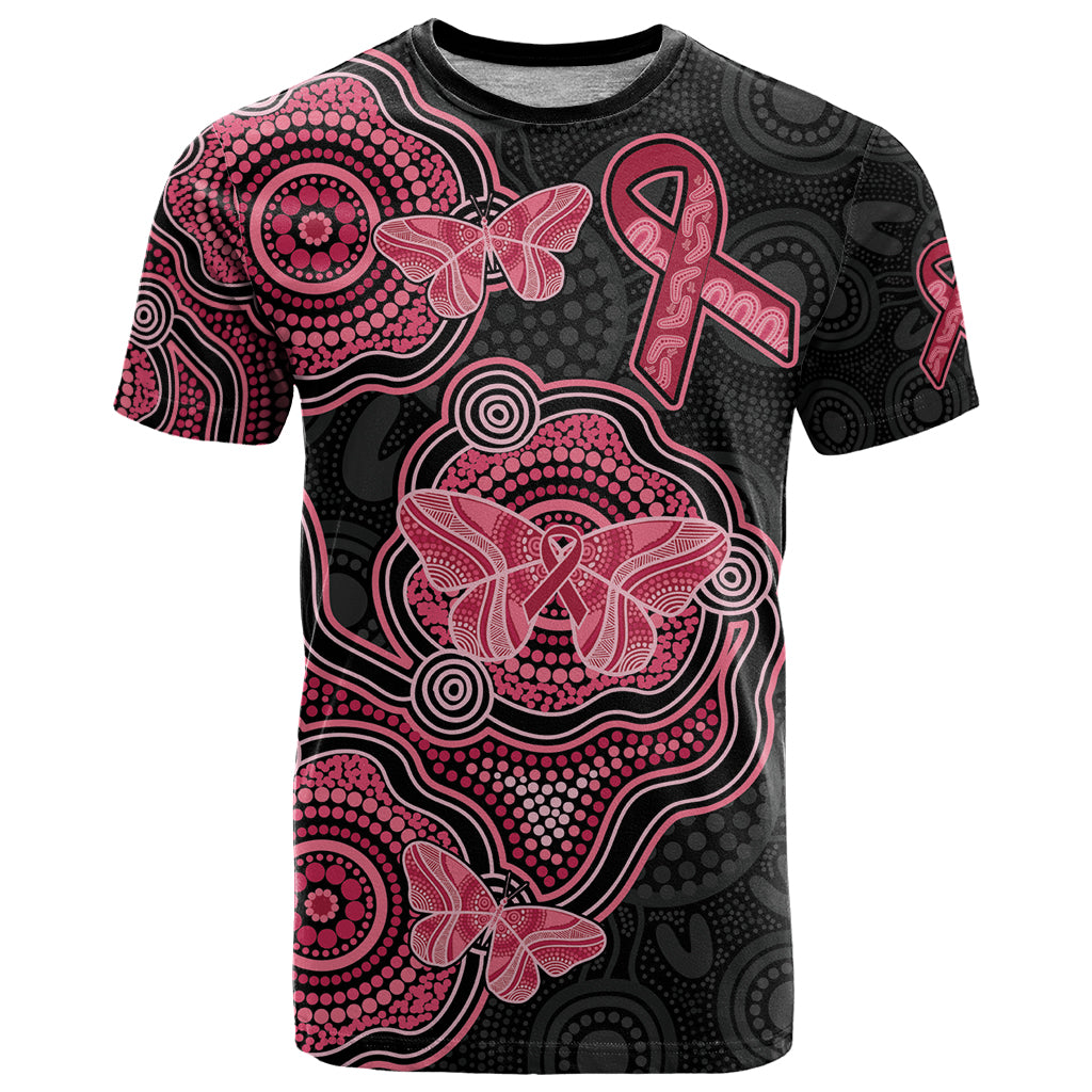 Australia Indigenous Mother's Day T Shirt Aboriginal Breast Cancer Ribbon - Vibe Hoodie Shop