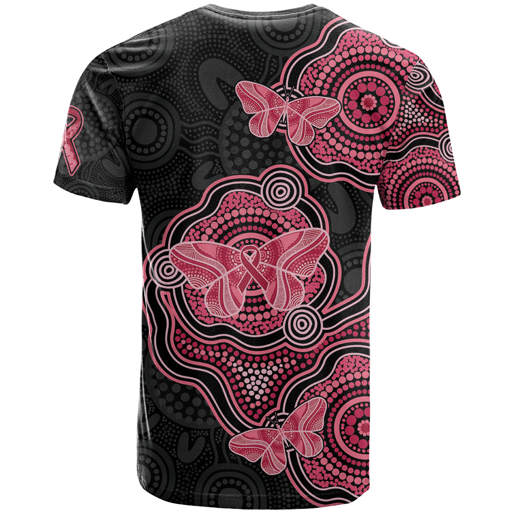 Australia Indigenous Mother's Day T Shirt Aboriginal Breast Cancer Ribbon - Vibe Hoodie Shop