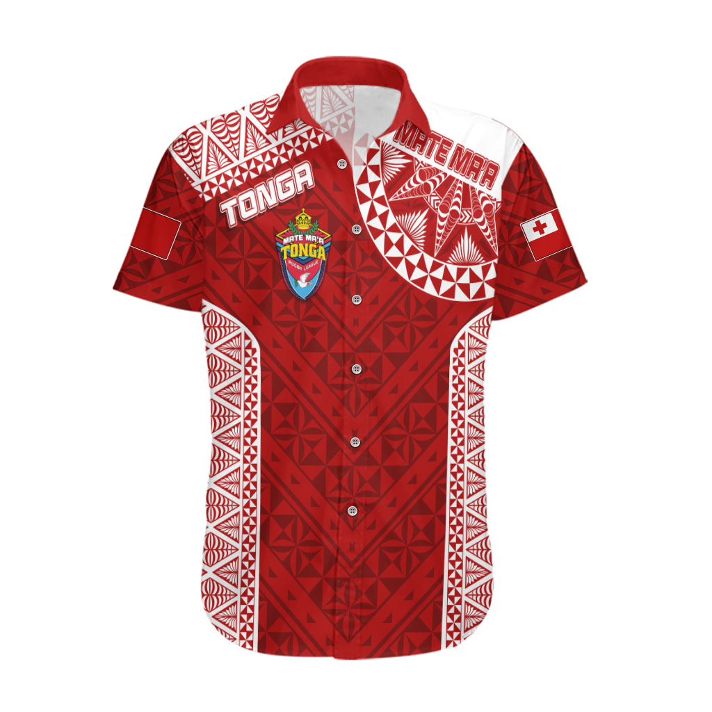Personalised Tonga Rugby Hawaiian Shirt Mate Ma'a Tonga Champions - Vibe Hoodie Shop