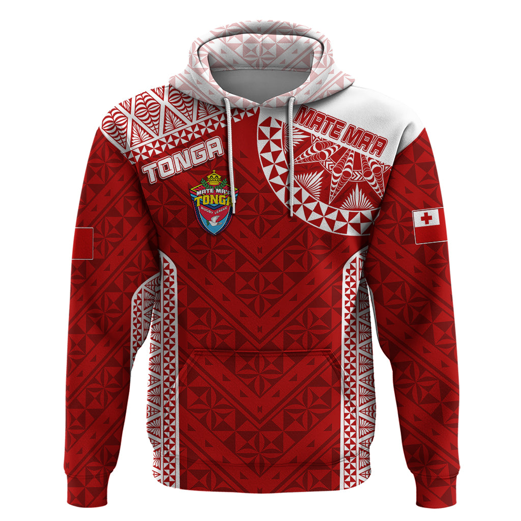 Personalised Tonga Rugby Hoodie Mate Ma'a Tonga Champions LT7 - Vibe Hoodie Shop
