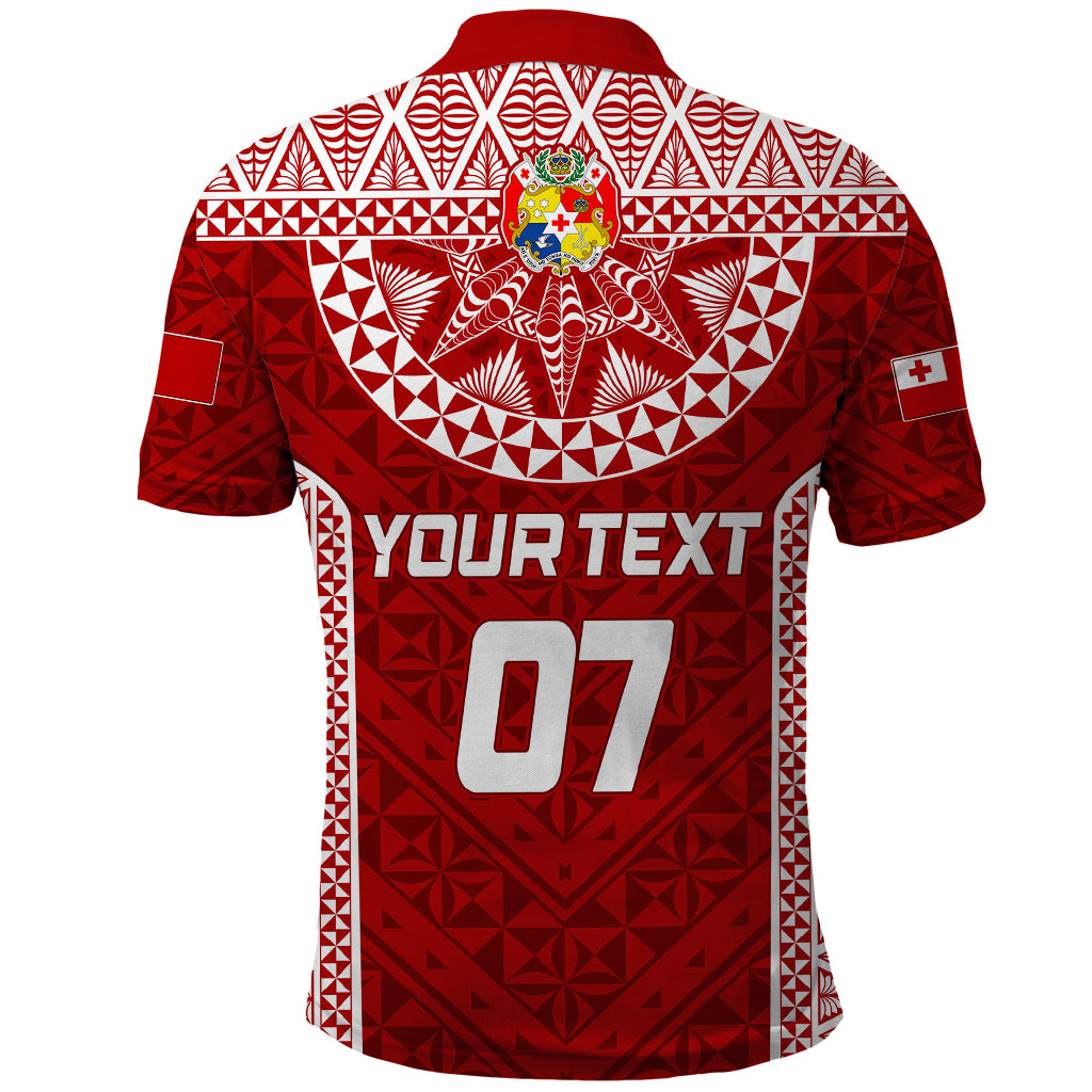 Personalised Tonga Rugby Polo Shirt Mate Ma'a Tonga Champions - Vibe Hoodie Shop