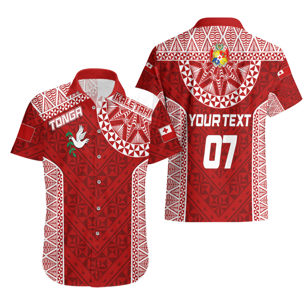 Personalised Tonga Rugby Hawaiian Shirt Ikale Tahi Champions World Cup 2023 - Vibe Hoodie Shop