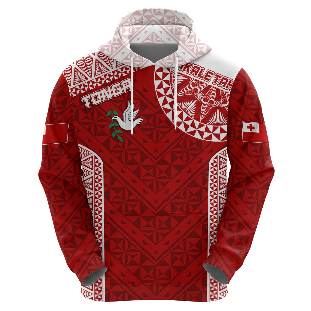 Personalised Tonga Rugby Hoodie Ikale Tahi Champions World Cup 2023 LT7 - Vibe Hoodie Shop